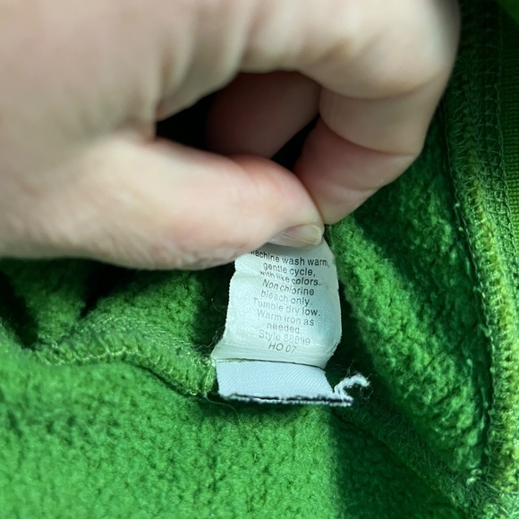 J. Crew Roll Neck Sweatshirt with Front Pocket, L, Green - Picture 6 of 6